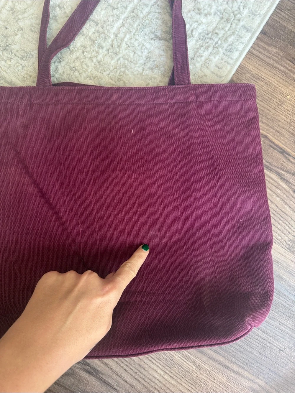 KATE SPADE Jack Spade On Purpose Canvas Bow Tote Bag in Cherry UVRU0161